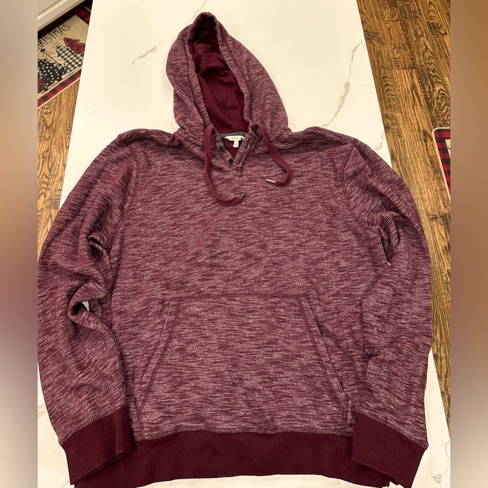 Calvin Klein Maroon Pullover Hoodie Size XL